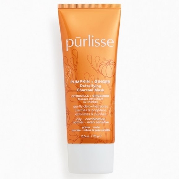 PURLISSE BEAUTY Pumpkin + Ginger Detoxifying Charcoal Mask - Picture 1 of 14
